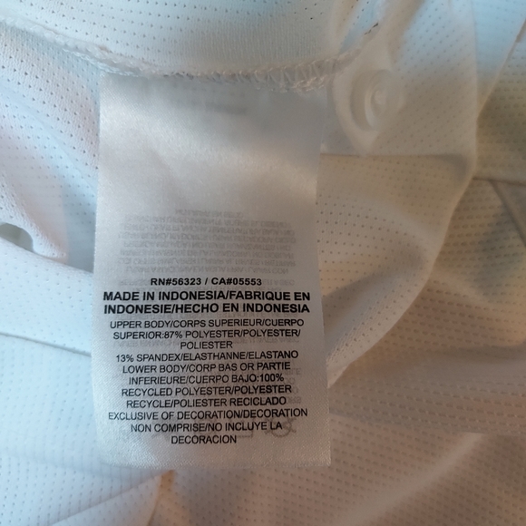 Nike DRI-FIT Raiders Polo Shirt Mens M White Gray Black Stripe Logo NFL On Field - Picture 11 of 13